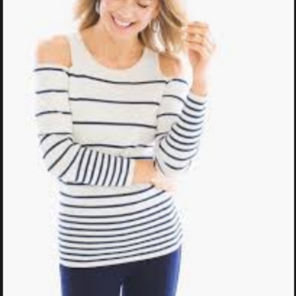 Chico's Sweaters - Chicos Zenergy Sweater Cold Shoulder Fall Trends